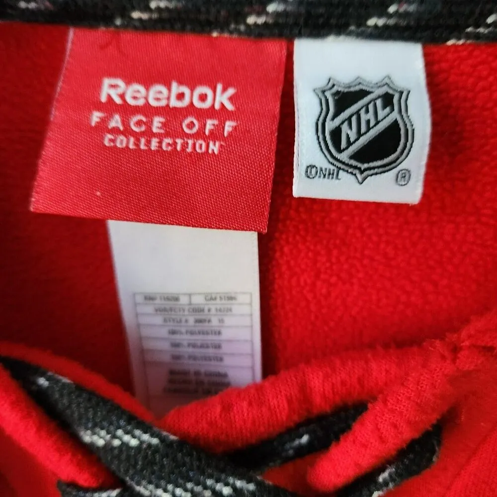 Reebok NHL Hockey Sweatshirt Unisex Lace CCM Detroit Red Wings Red Embroidered S - Image 3