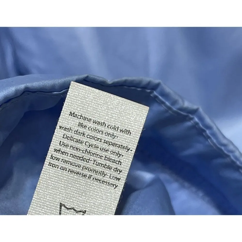 Layer 8 Women's Studio Shine Windbreaker Jacket Ice Blue Athletic Lightweight S - Image 8