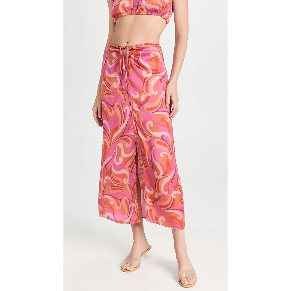 Hansen & Gretel Cisco Midi Skirt Cisco Midi Skirt‎ Size Small Pink - Image 2