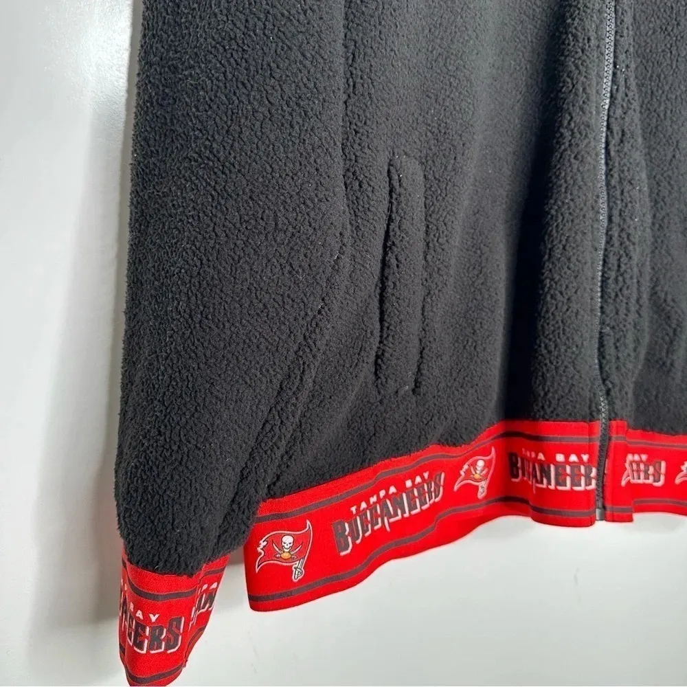 Ultra Game NFL Tampa Bay Buccaneers Zip Up Sherpa Jacket Size XL - Image 9