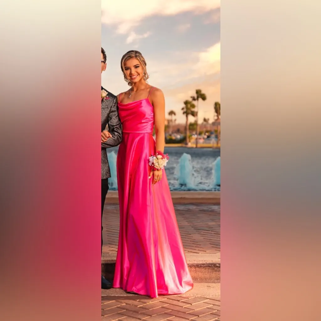 Hot pink Sherri Hill prom/formal dress - Image 3