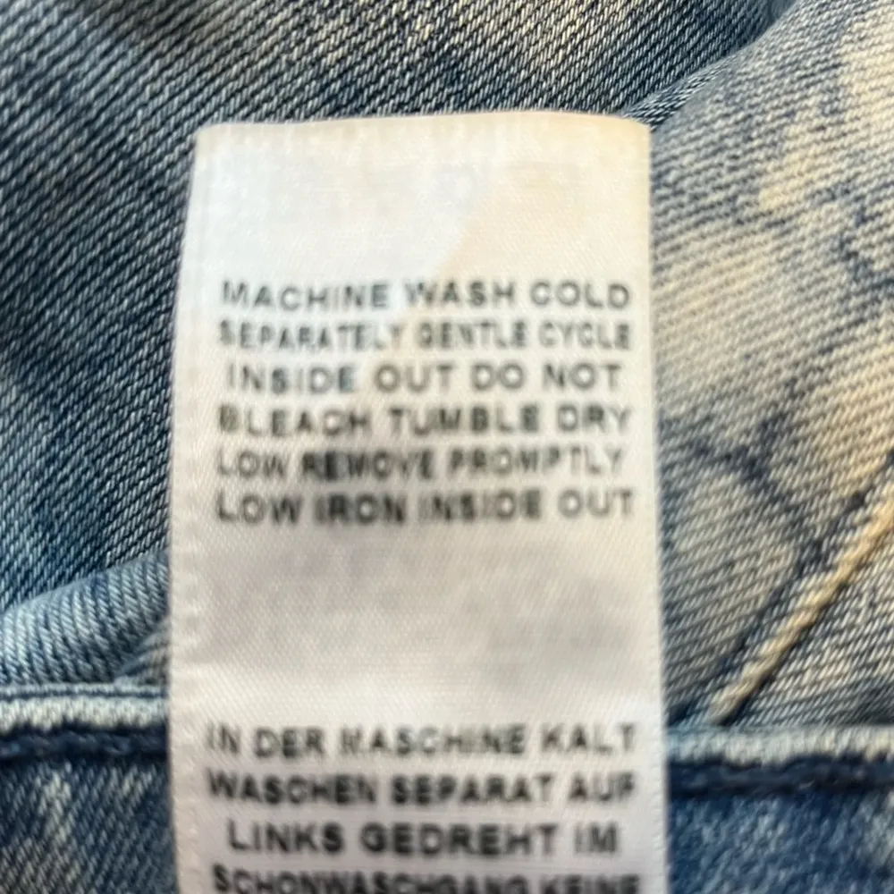 True Religion Jeans Caia High Rise Super Flare Laser Demolishion Derby Sz 26 EUC - Image 12