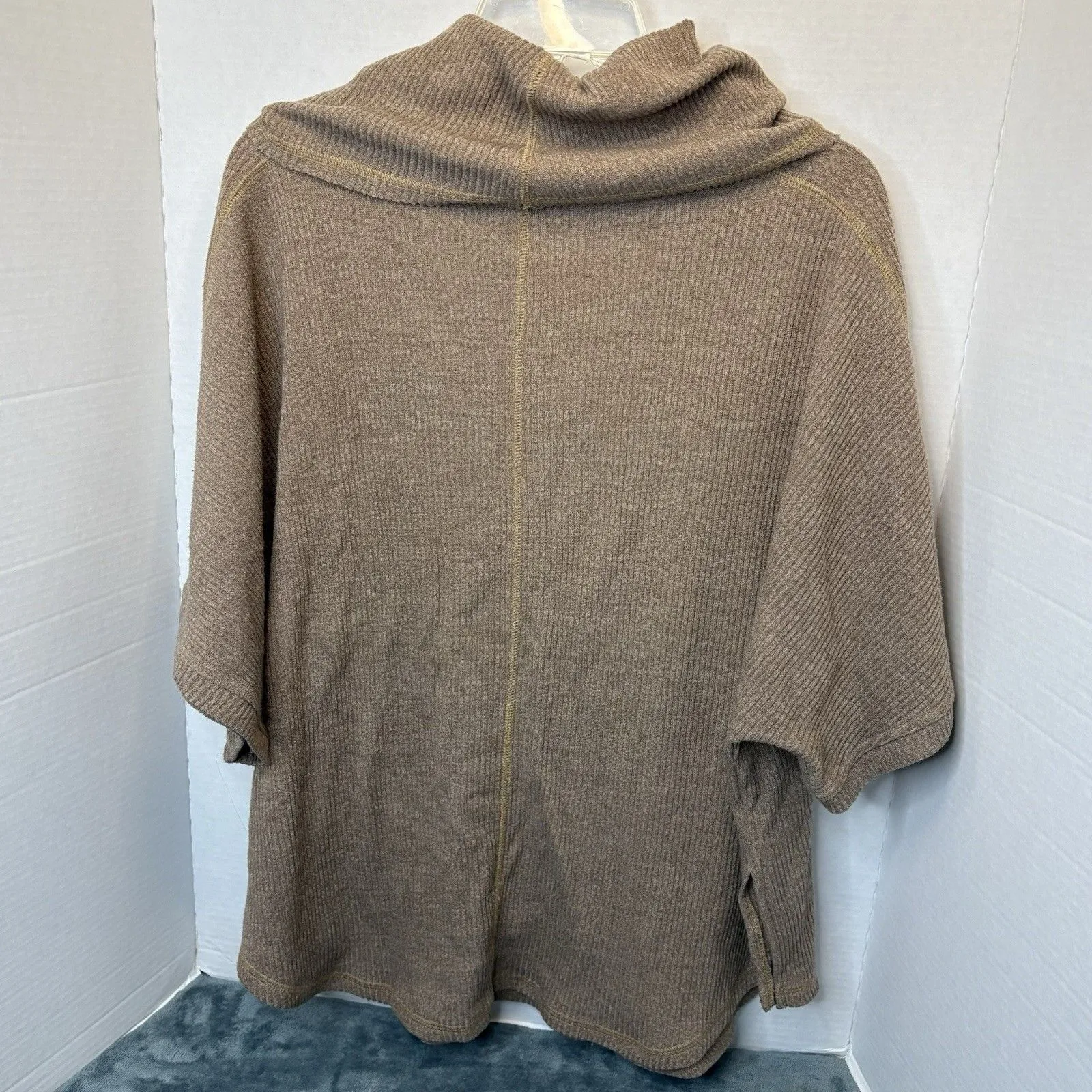 Kori America Dolman Sleeve Cowl Neck Sweater Size Medium Cozy Earthy Boho - Image 4