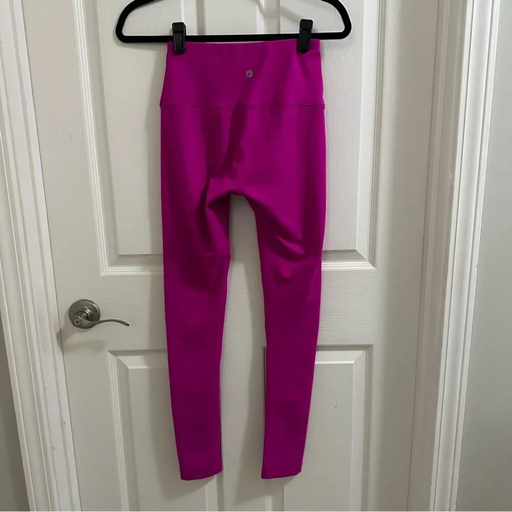 90 Degrees by REFLEX Leggings Women’s size XS hot pink squat proof mid rise - Image 6