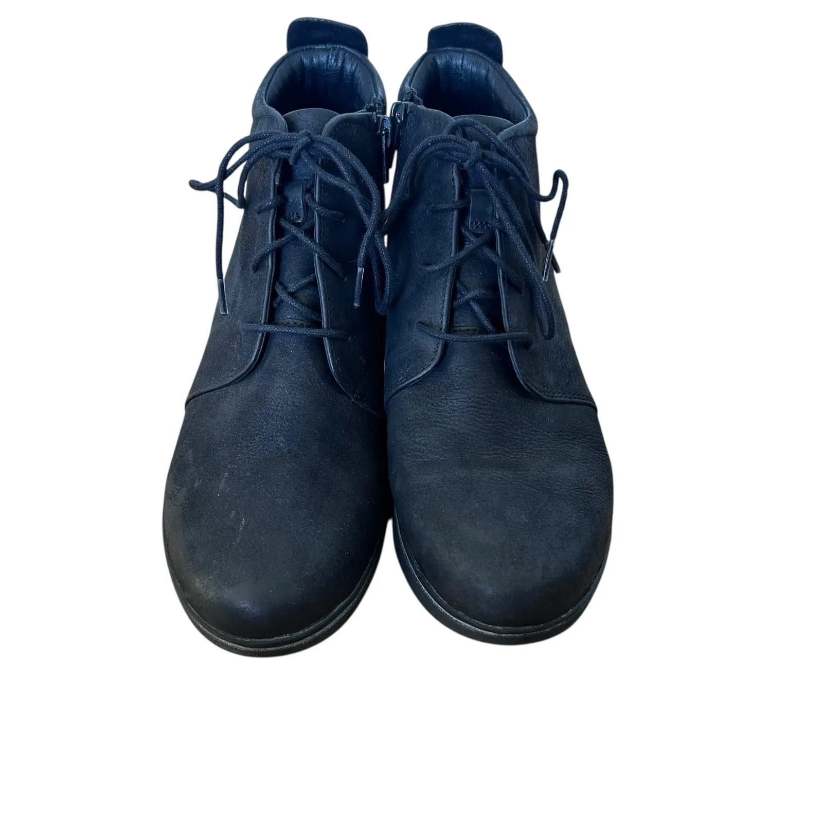 Clarks Un Tallara Eva Black Wedge Ankle Booties Sz 8 - Image 2