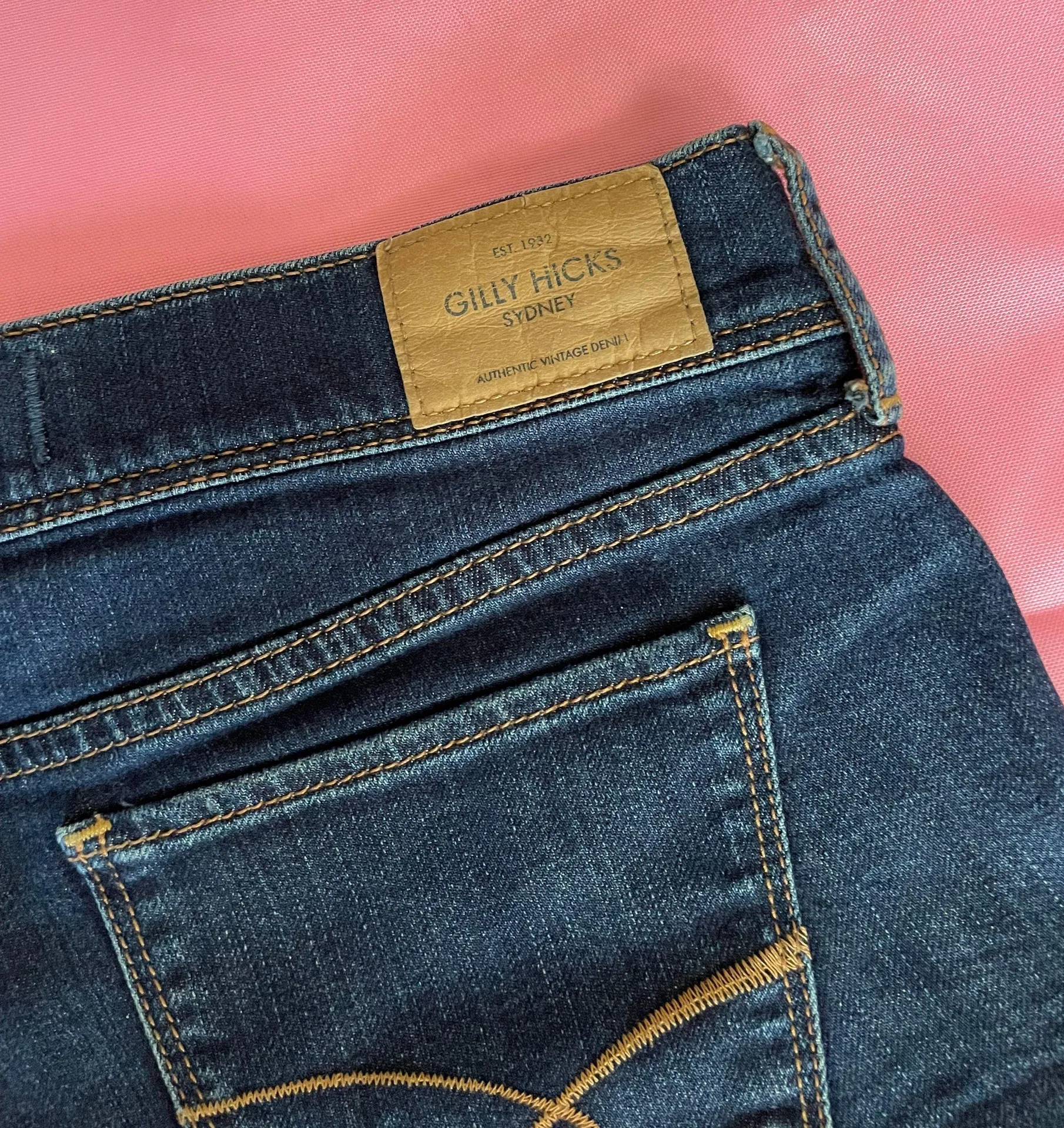 Cheeky Stretch Jean Shorts - Image 4