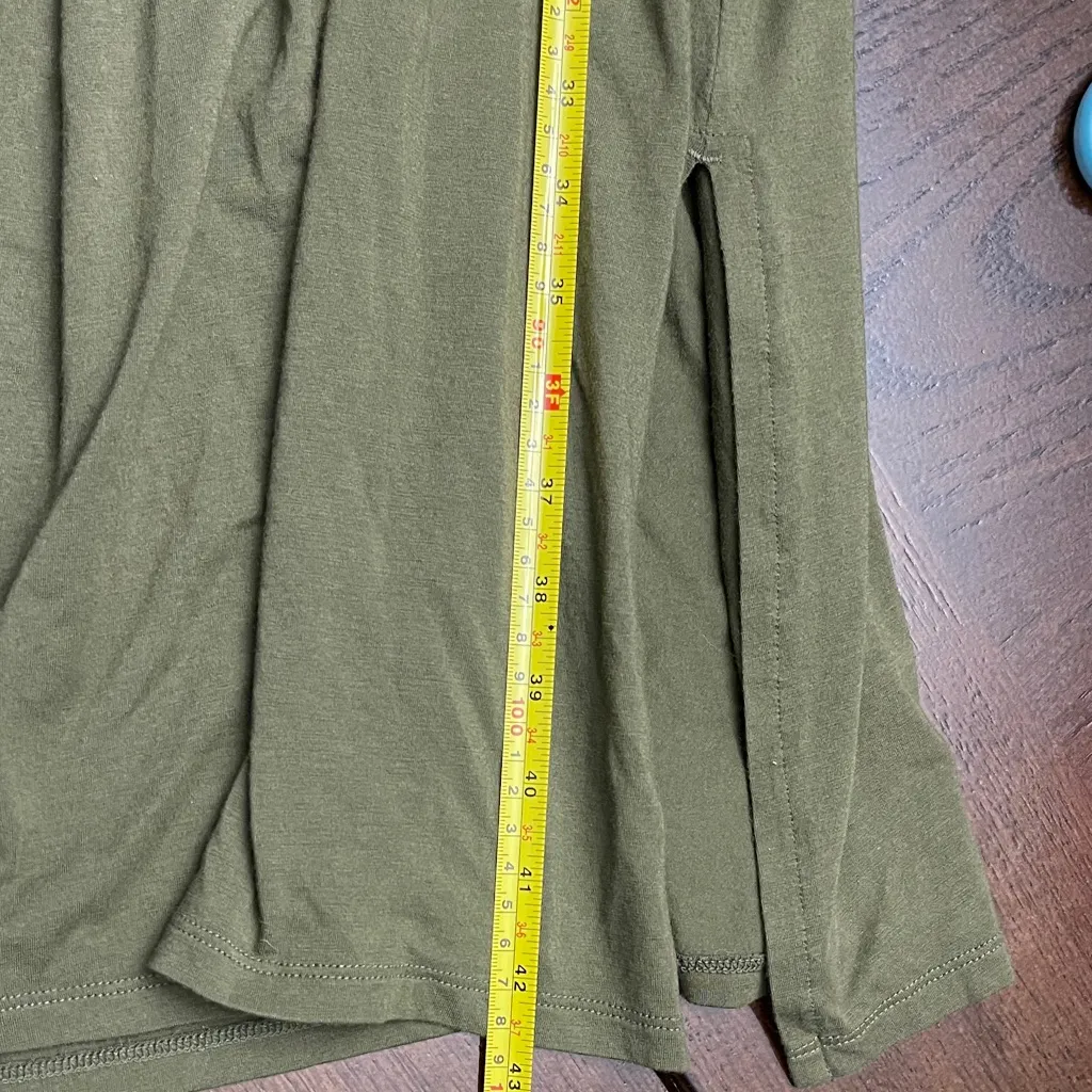 Uniqlo  Olive Green Midi Dress - Image 8