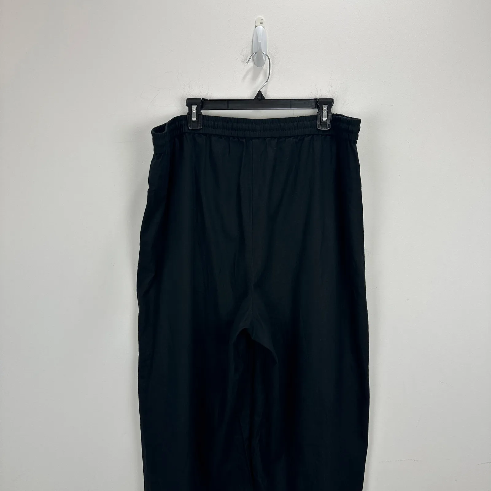 J.Crew Tall Linen Blend Slim Wide Leg Drawstring Pant Pockets Black 20 T NWT - Image 10