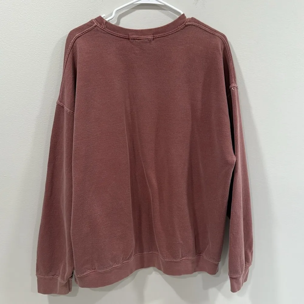 PROJECT SOCIAL T Dreamscape Pullover Sweatshirt In Maroon Size Large/XL EUC - Image 5