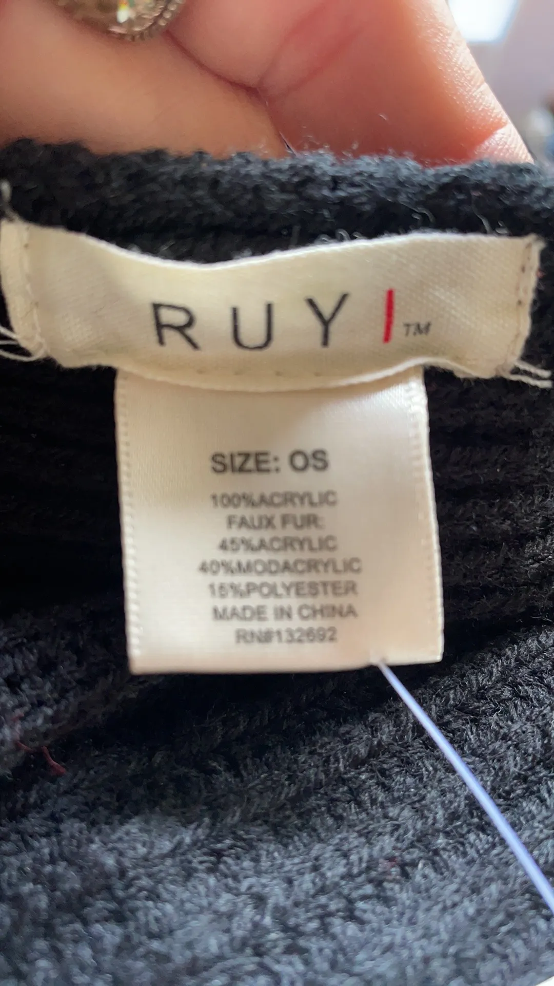 Leopard Pom Pom Scarf - Image 4