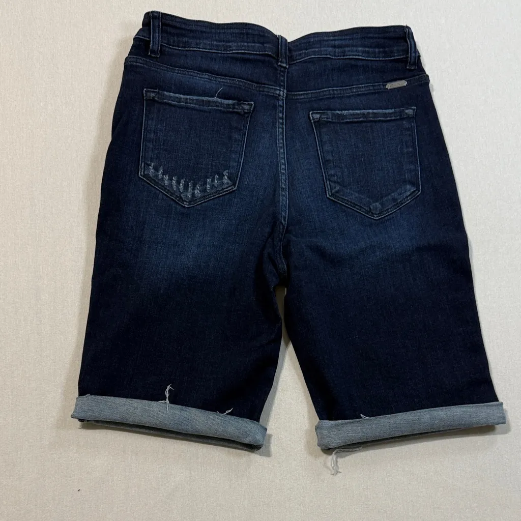 KanCan Midnight Blue Denim Shorts Size 30 - Image 2