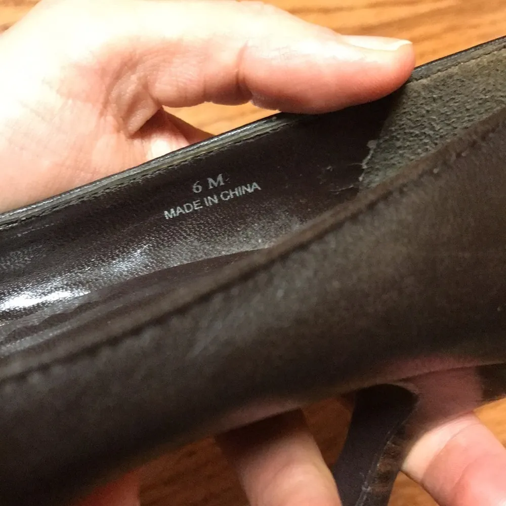 Rsvp dark brown round toe pumps - Image 7