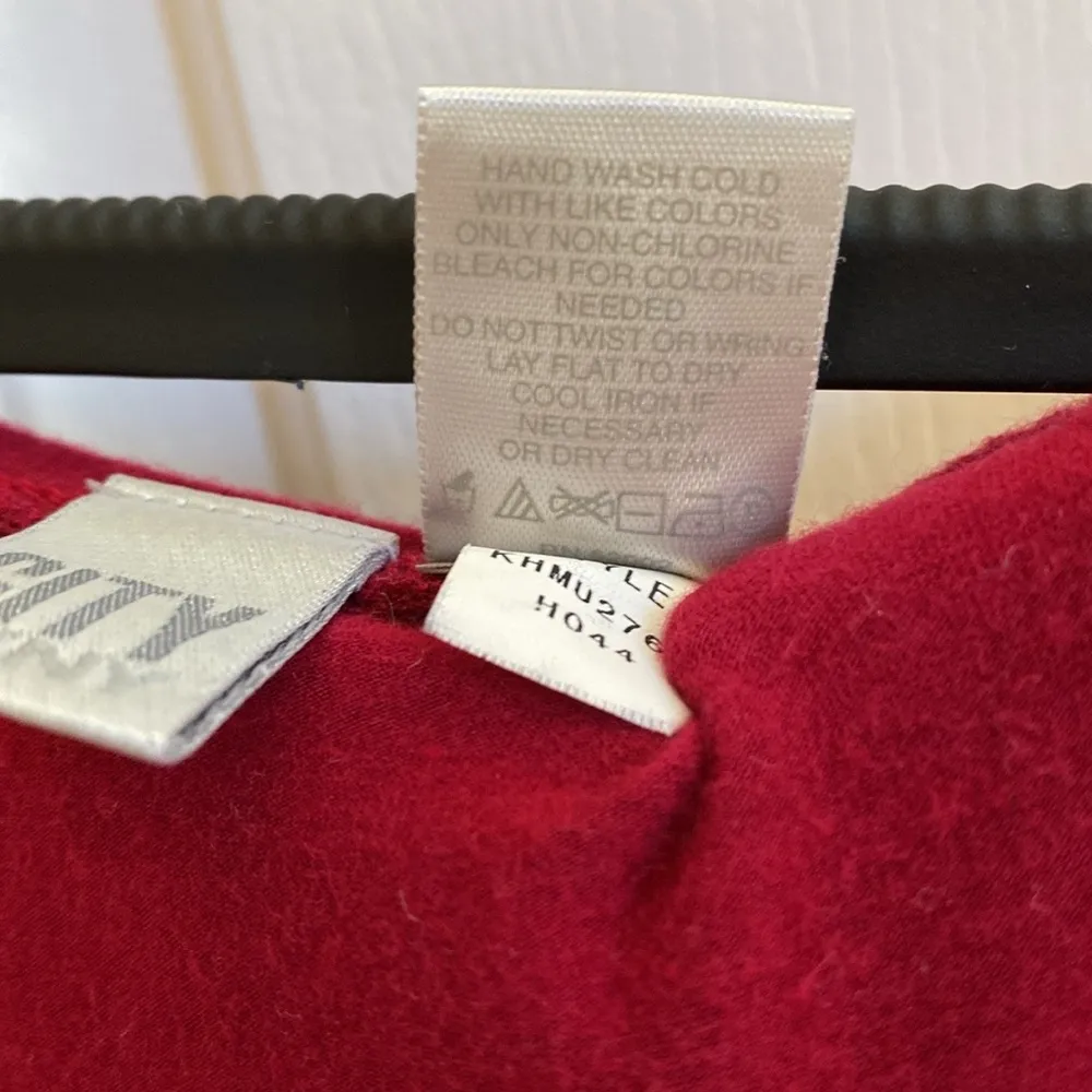 ♥️ CITY DKNY Knit Jersey V-Neck Twist Sleeveless Top/Tank, Deep Red, XL - Image 7