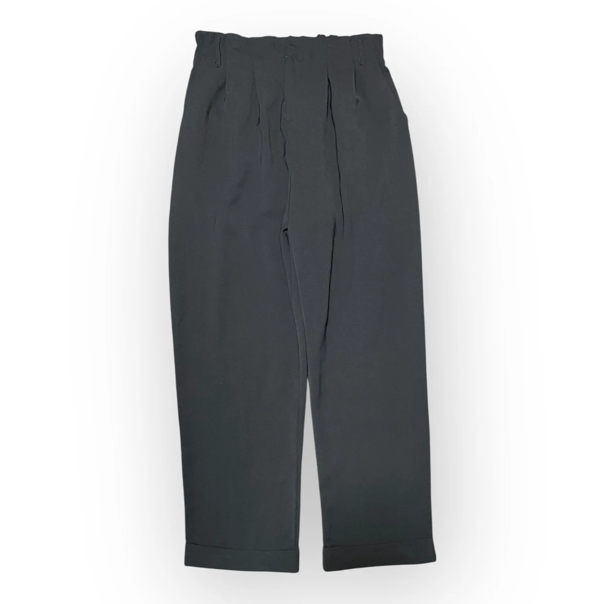 She + Sky Women’s Large Black Pleated Balloon Leg Dress Pants High Rise - Image 2