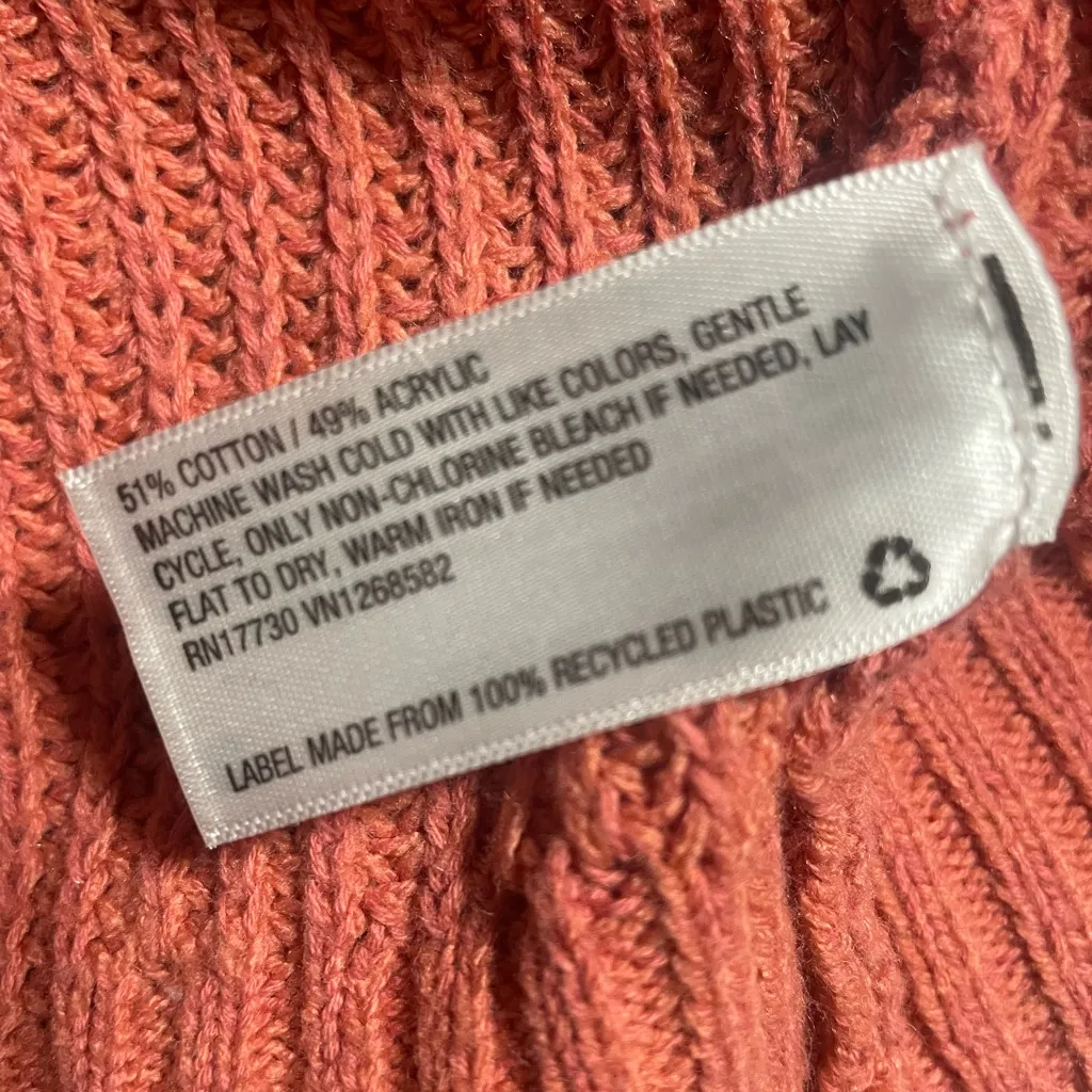 Wild Fable Coral Crew Neck Sweater - Image 4