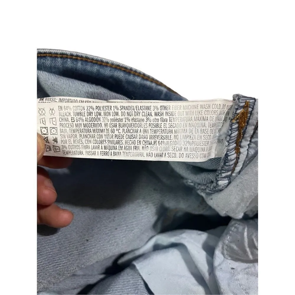 Forever 21 womens high rise distressed jeans size 3X - Image 7