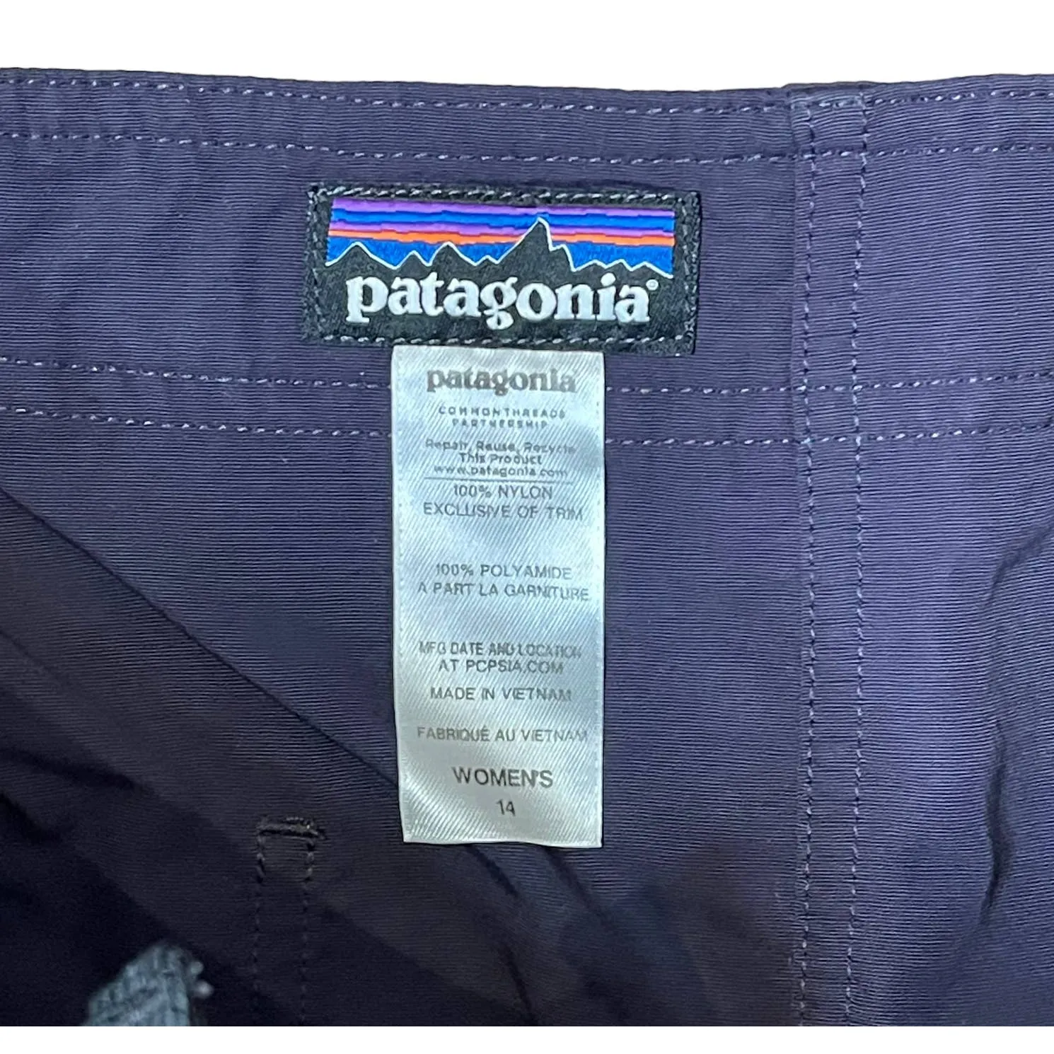 Patagonia Plus Size Board Skirtie Mini Skirt Drawstring Surf Swim Women 14‎ - Image 6
