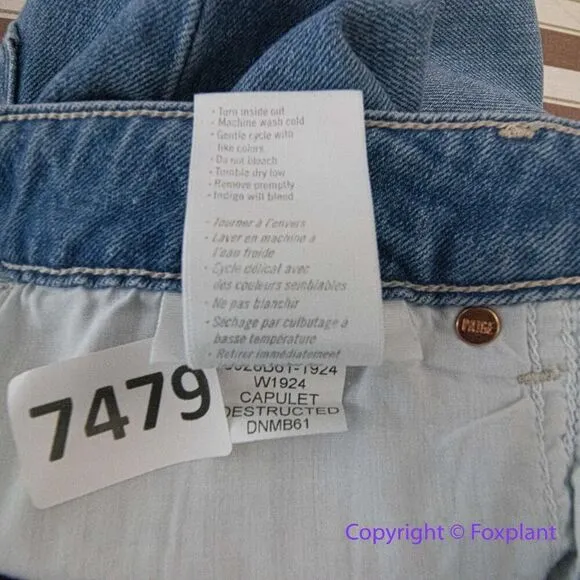 New!  Paige High Rise Sarah‎ Slim Jeans vintage, size 28 - Image 16