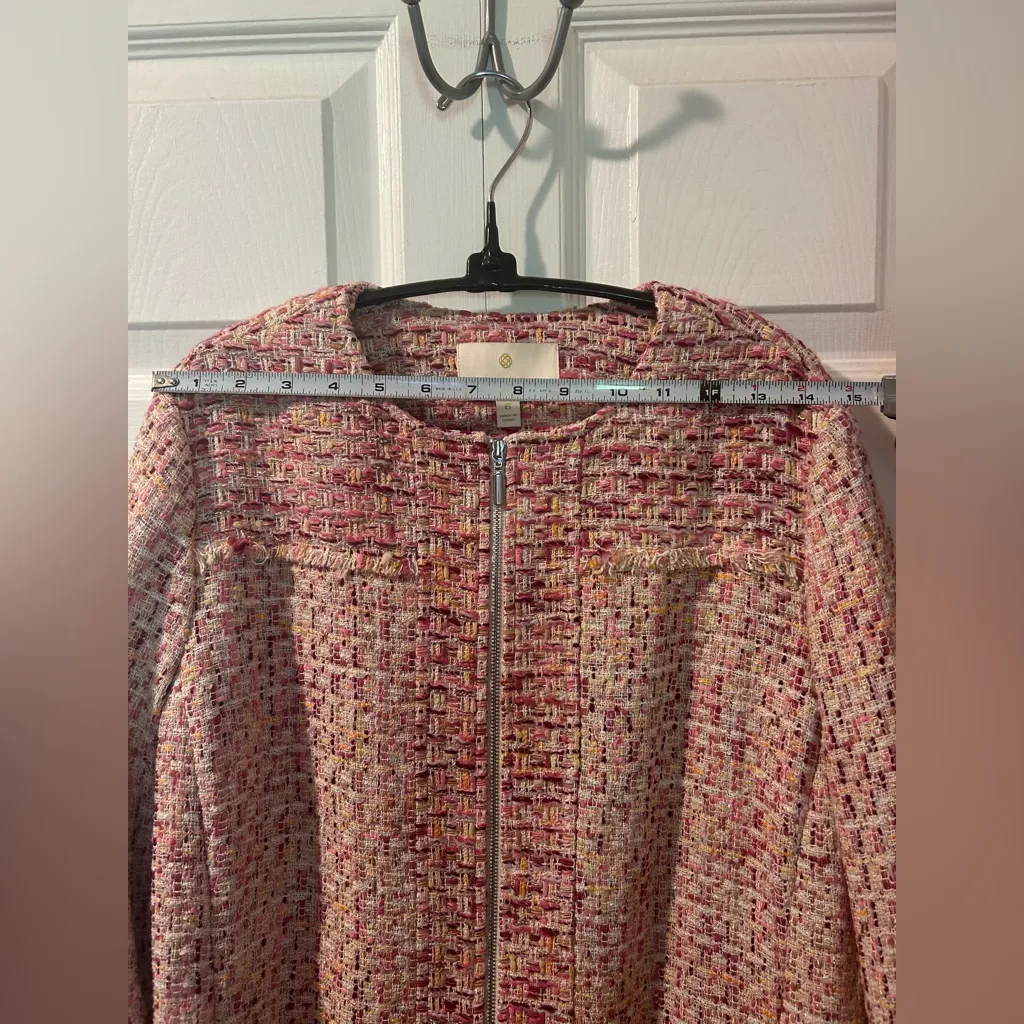 Etcetera Multicolor Tweed Blazer, Size 6 - Image 9