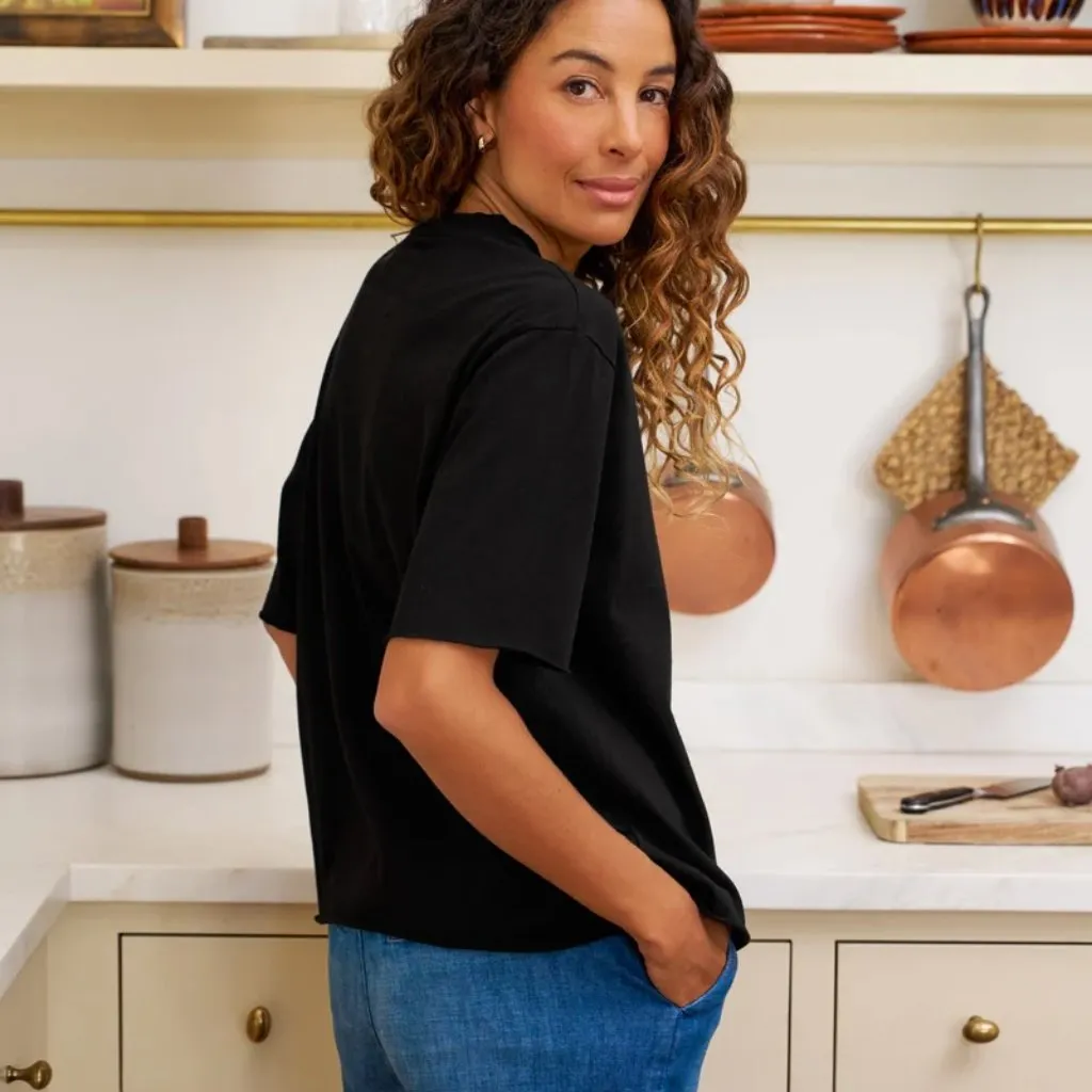 Frank & Eileen Perry Heritage Jersey in Black, Size Small - Image 2