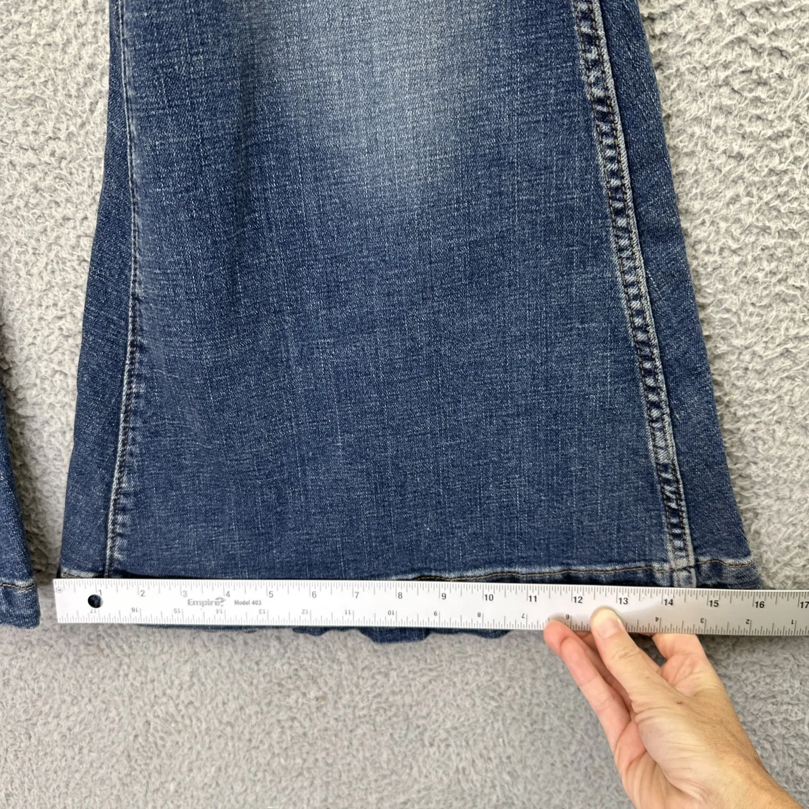 Wrangler Retro High Rise Flare Jeans Western Rodeo Boho Festival Women's 29 x 30 - Image 9