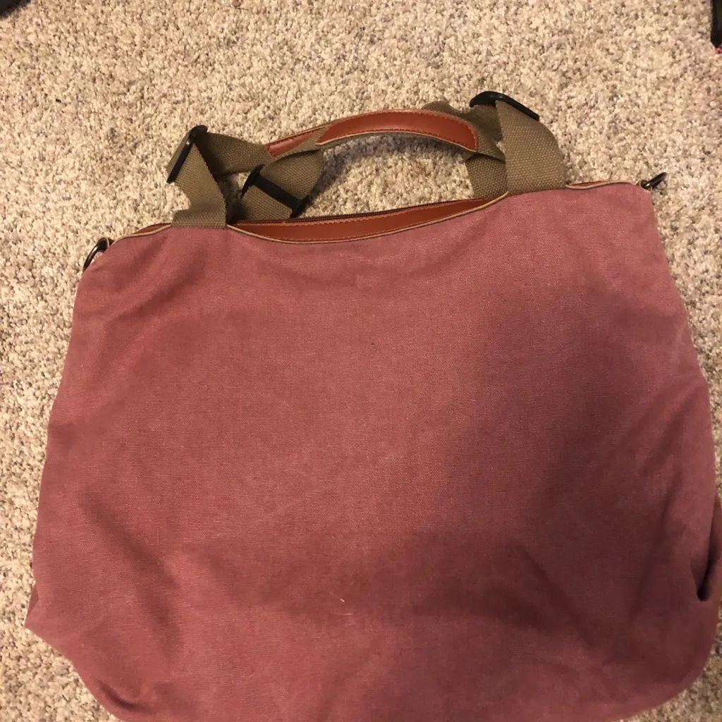 Pink colored tote bag. Used in good condition. - Image 2