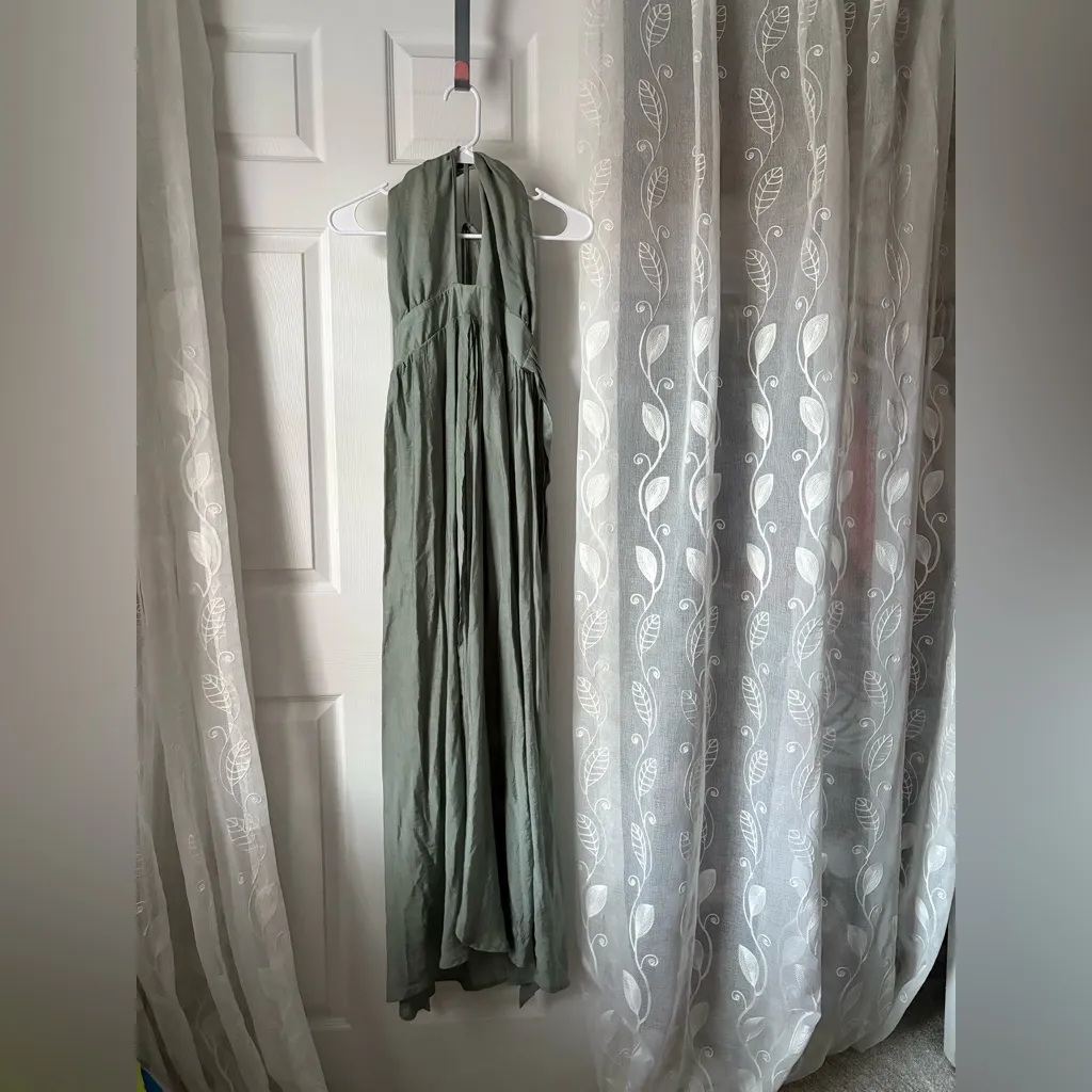 HELLOMOLLY Hello Molly over the limit halter maxi dress women size M - Image 2