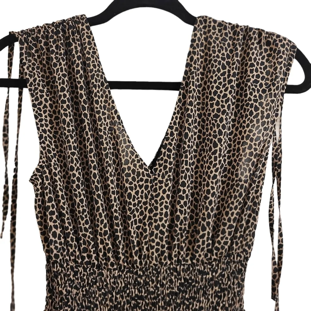 Banana Republic Women's Midi Dress animal print size 0 - Image 2