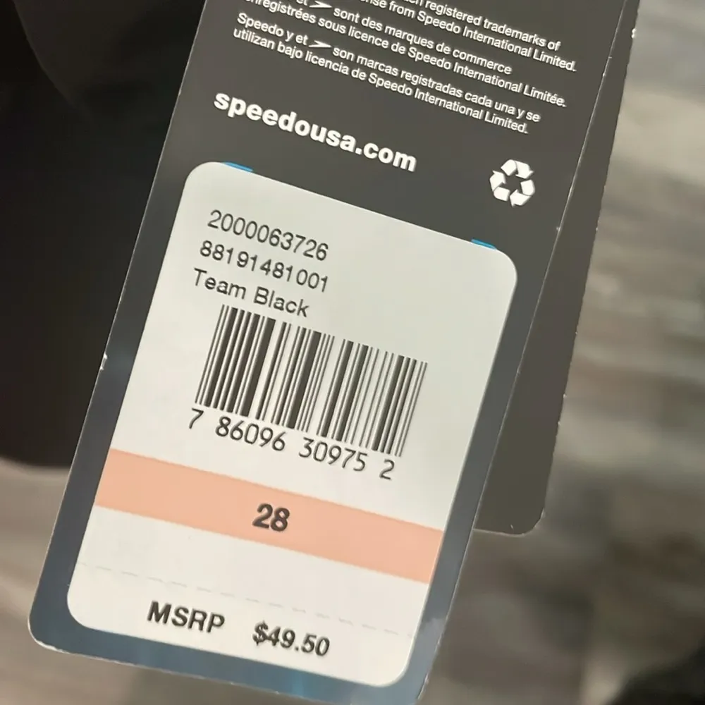 NWT Speedo Women's ProLT Black Size 28 - Image 7