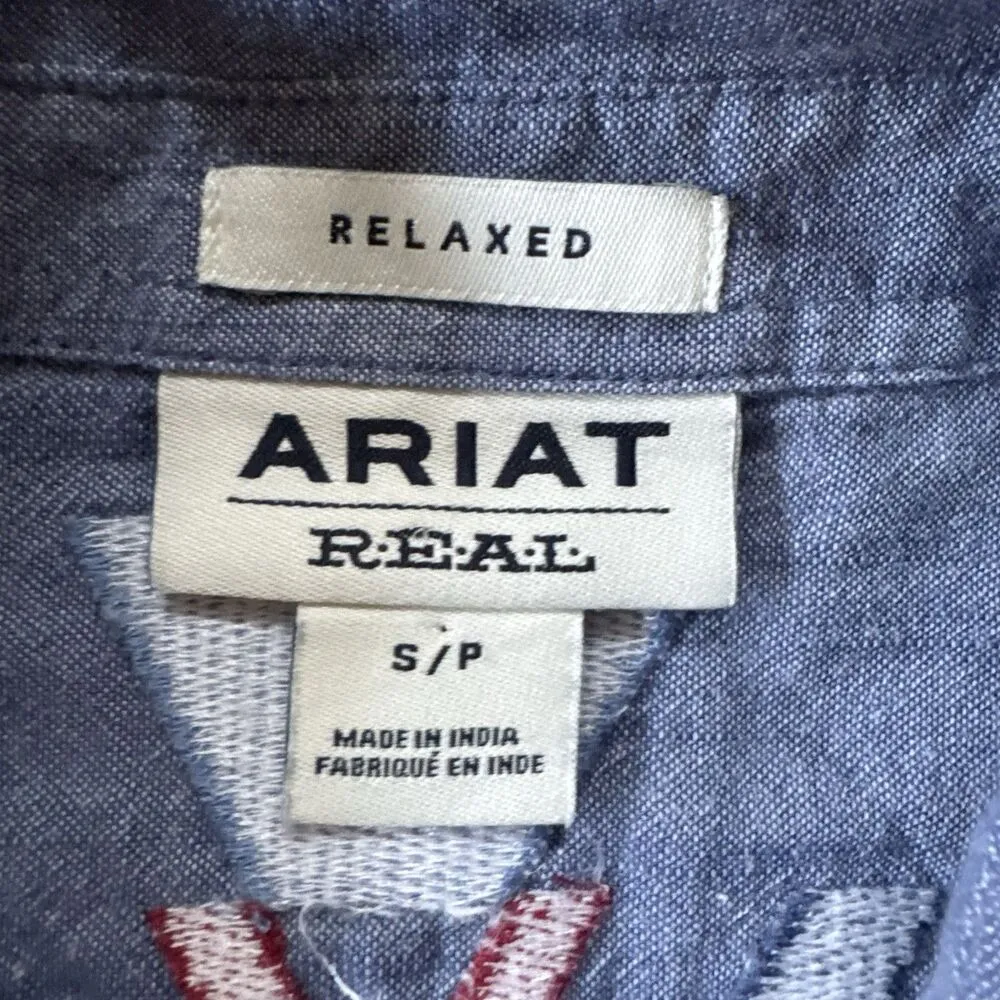 Ariat Women's Billie Jean Shirt Long Sleeve Button Down Collar Embroidered S/P - Image 5