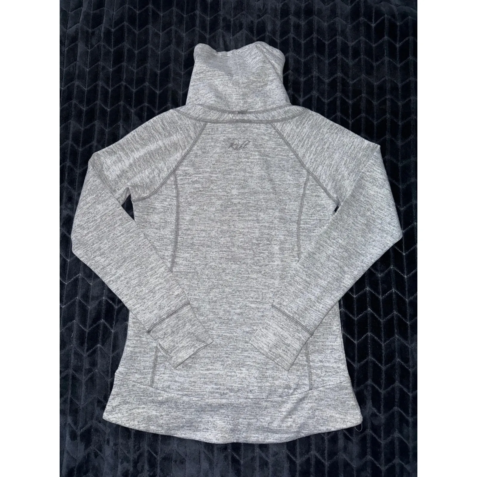 Kuhl Womens Ash Gray Lea Drawstring Cowl Neck Pullover Sweatshirt‎ Size XSmall - Image 6