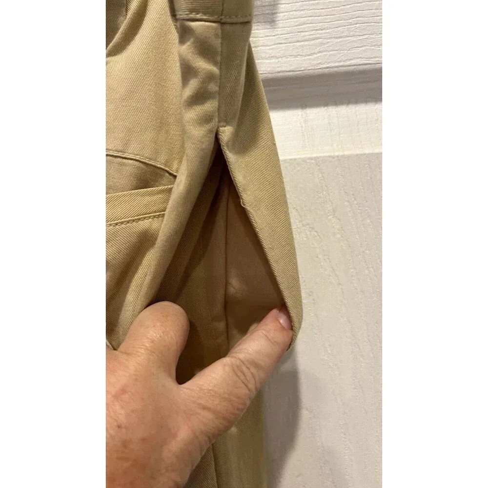 Universal Thread Lyocell High-Rise Loose Fit Pleated Chino Pants‎ Womens 12 NWT - Image 9