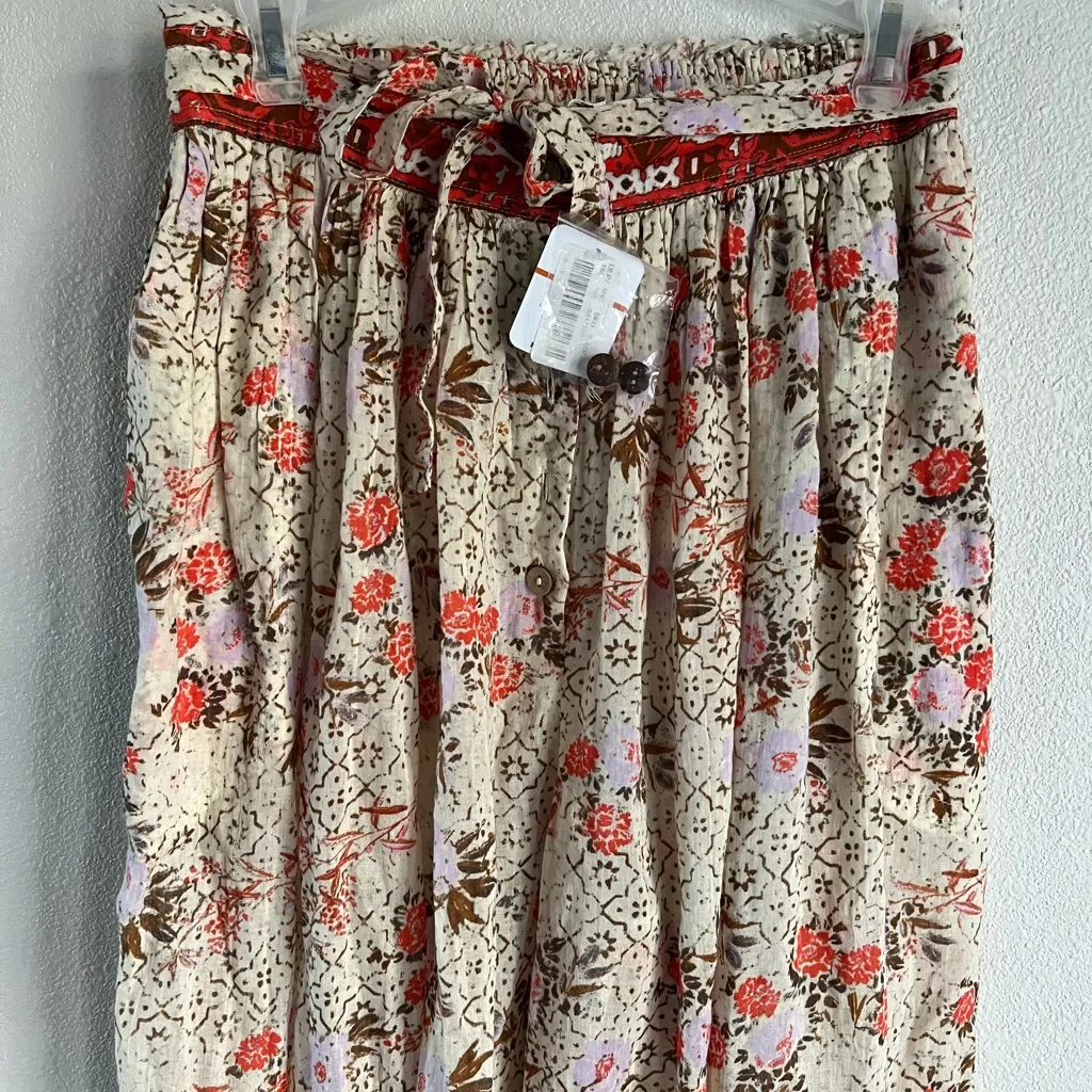 NWT New Free People Intimately Picnic Partay Balloon Ivory Harem Pants Sz S Boho - Image 11