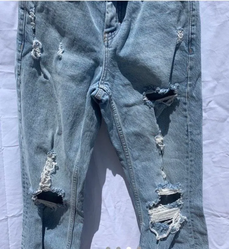 Topshop High Waisted Mom Jeans - Image 3