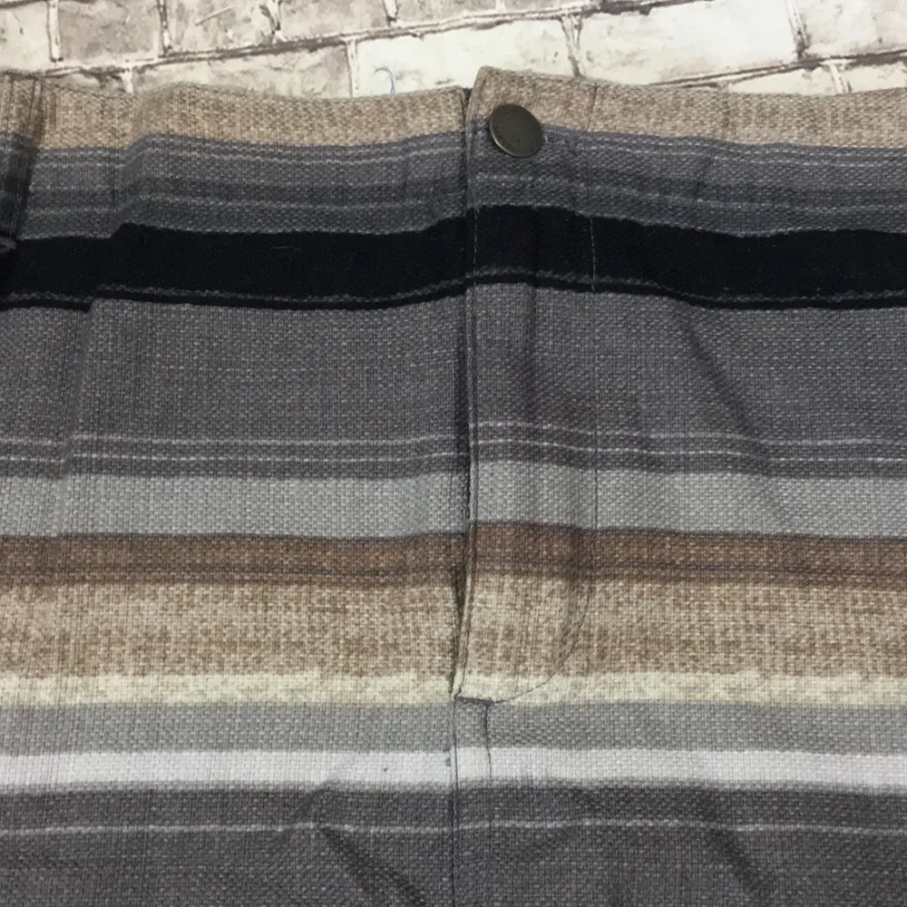 NWT Old Navy Neutral Tone Stripes Mini Skirt - Image 2