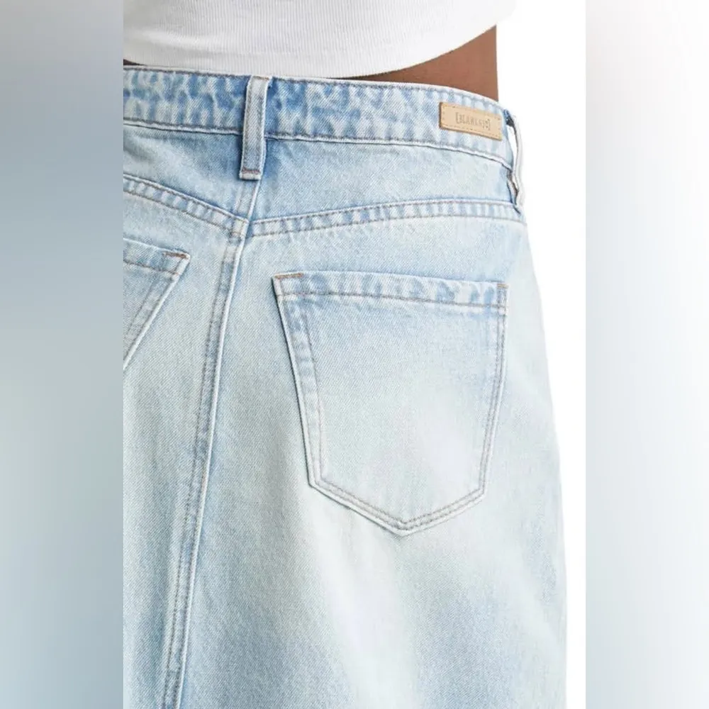 BLANKNYC Patchwork Denim Midi Skirt - Image 7