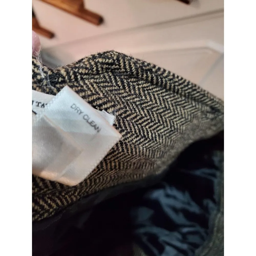 Loft Ann Taylor Women's Brown Wool & Polyester Casual Bermuda Short Zero Size - Image 8