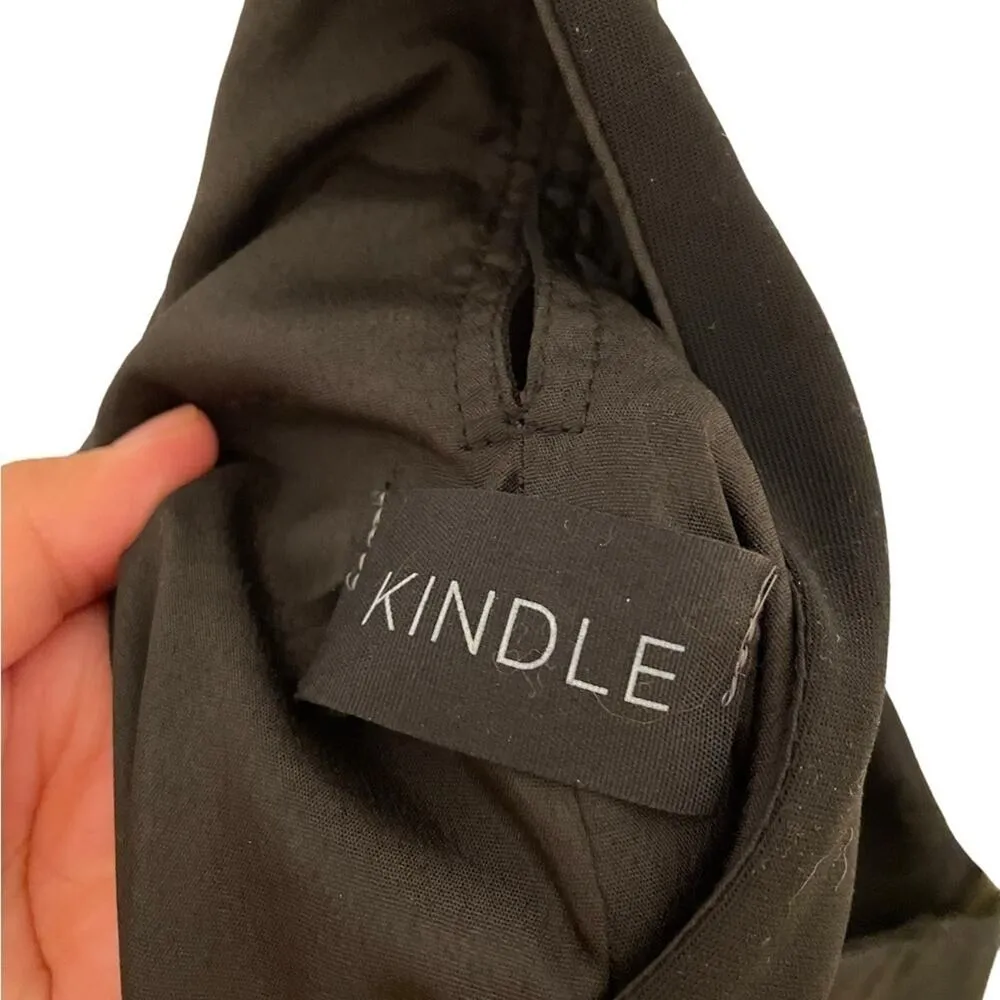 Black Halter Neck Kindle Flowly Dress Size M - Image 4