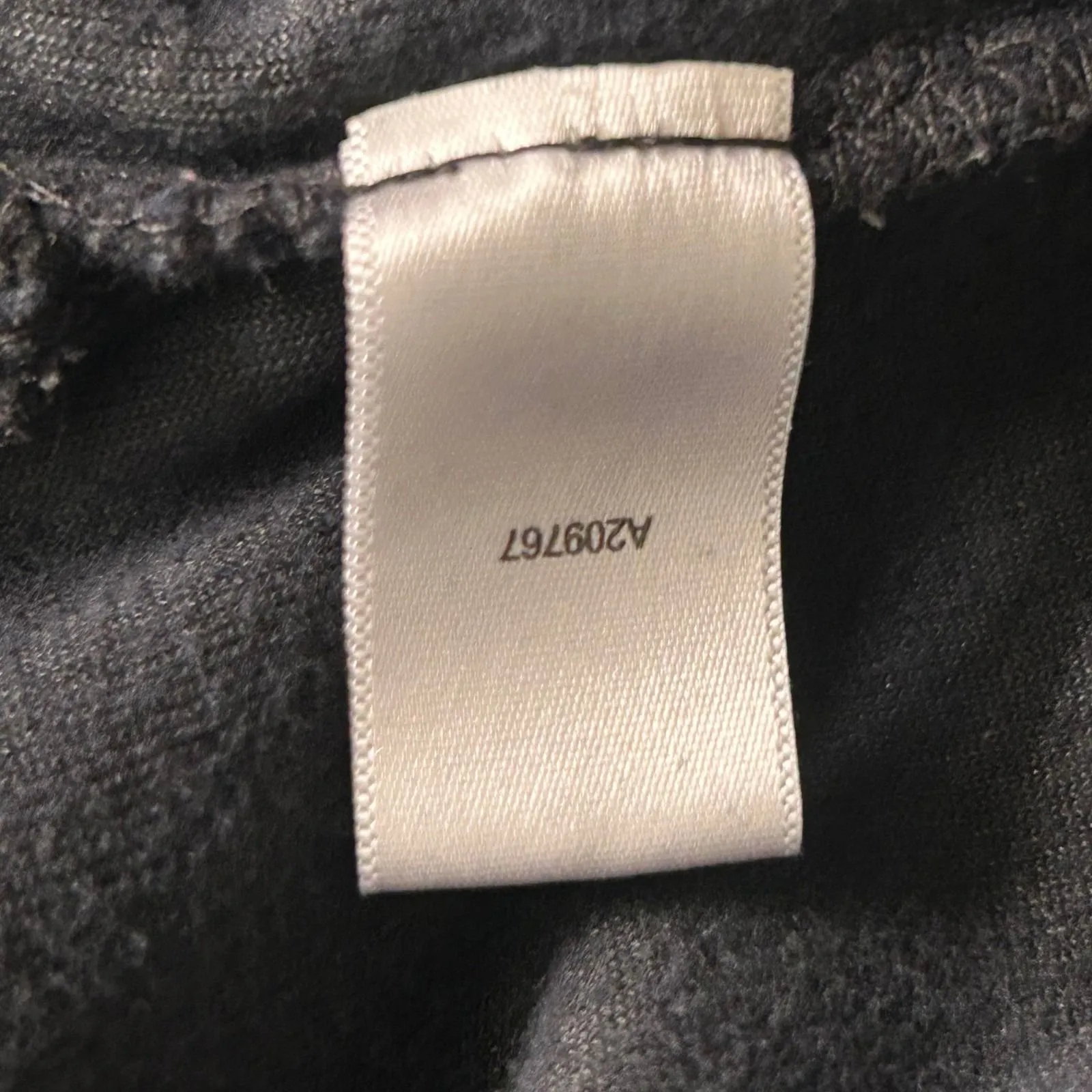 Denim And Co Velvet Sweatshirt Black 2X - Image 9