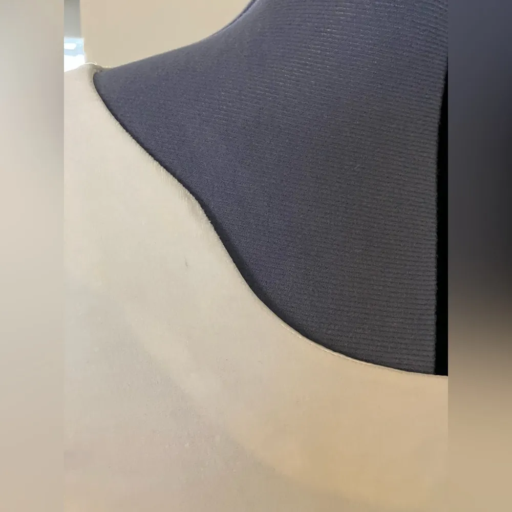 Vintage 1950s 1960s Dress / Ivory Cotton Velvet Sleeveless Dress White Size M - Image 6