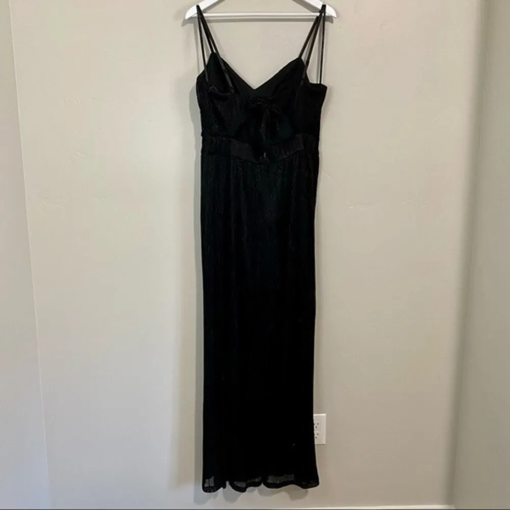 Eliza J  Women’s Spaghetti Strap Sparkly Jumpsuit w/ Bow Black Size 14 NWT FLAW - Image 56