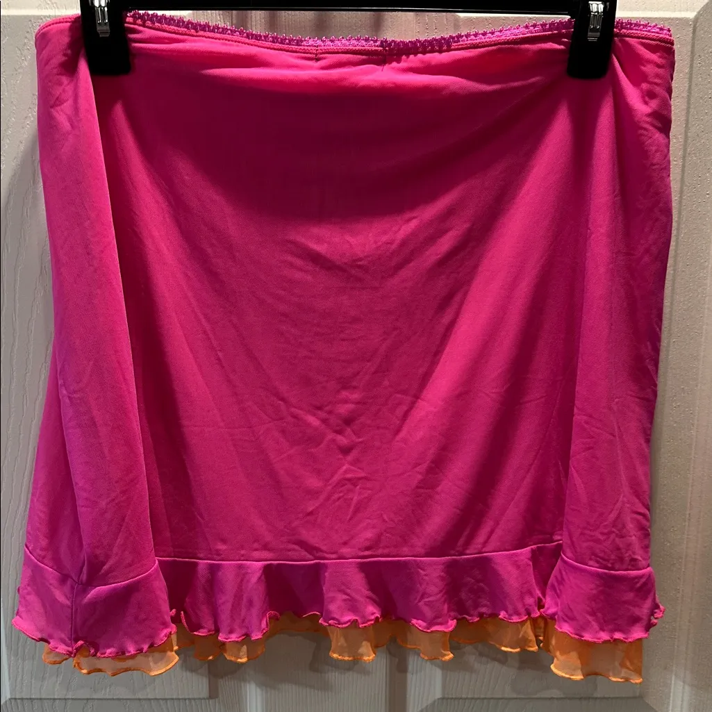 Current Mood Pink and Orange Skirt - Image 4