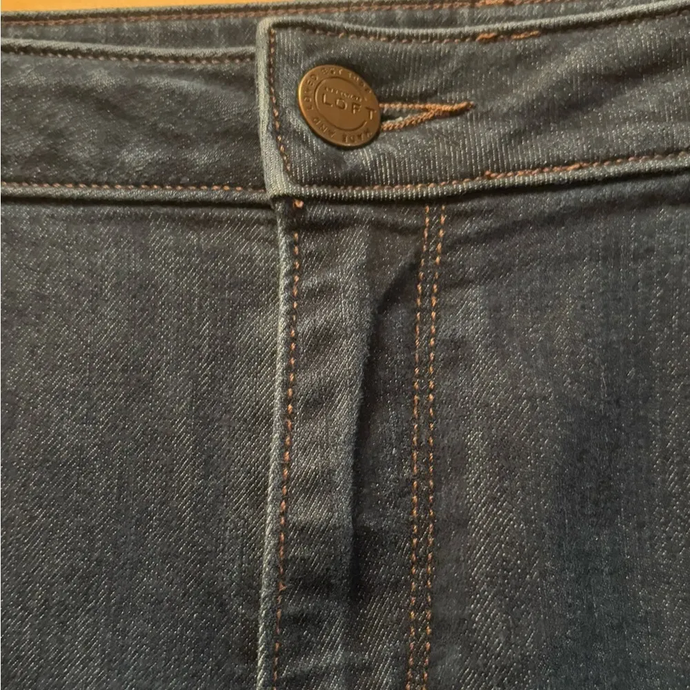 Ann Taylor LOFT womens size 10/30 curvy skinny mid rise denim jeans - Image 3