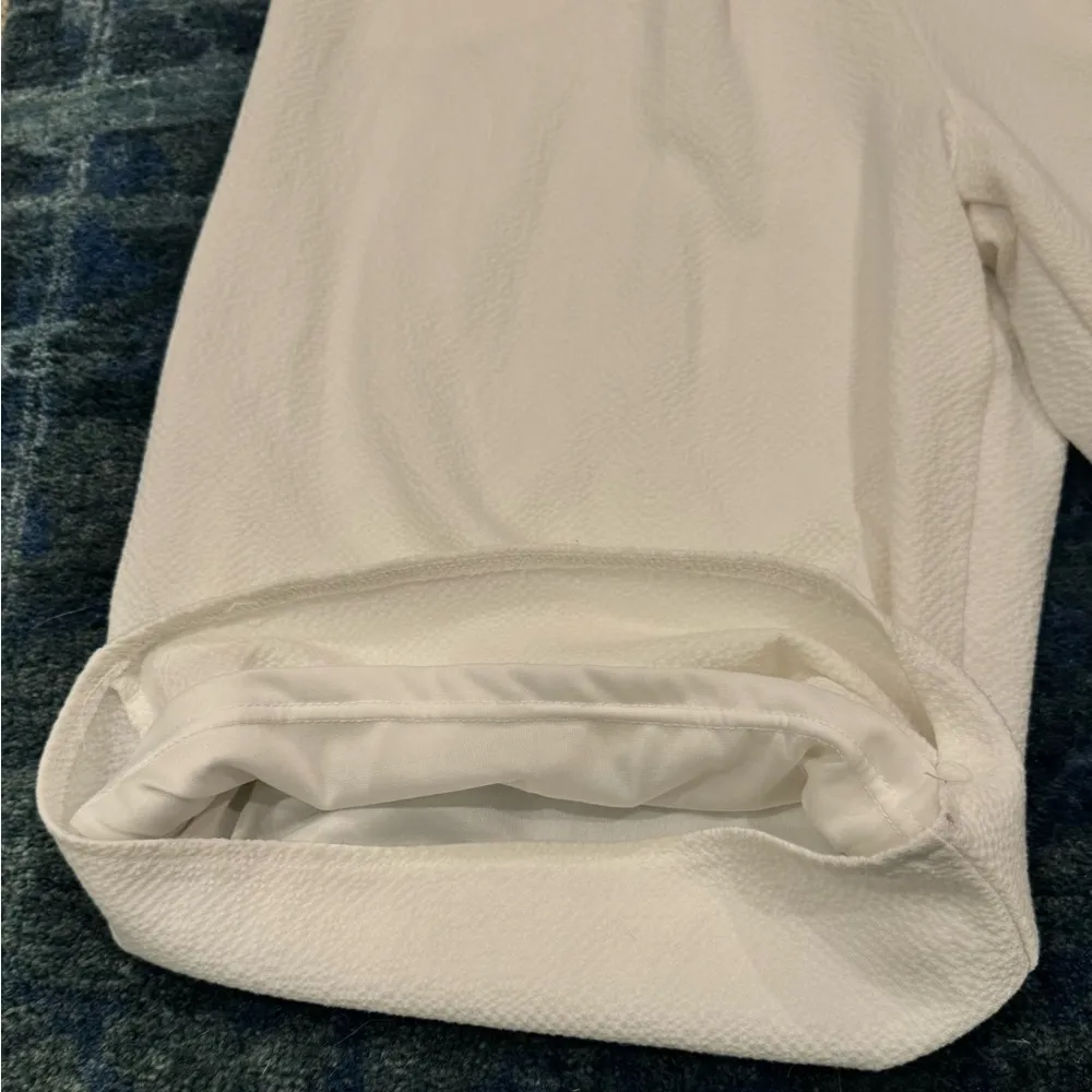 Bishop + Young White Jumpsuit Quiet Luxury Wide Leg Clean Girl Aesthetic - Image 5