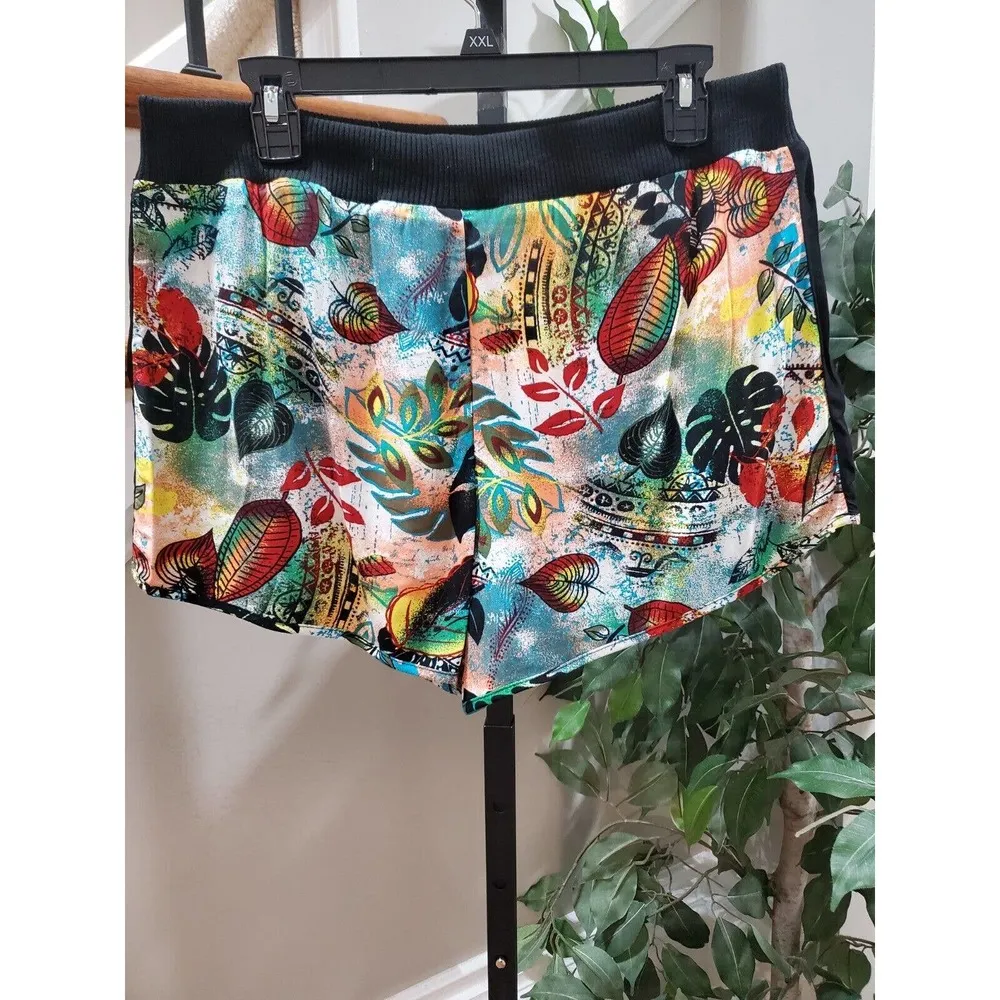 Shift Women's Multicolor 100% Rayon Mid Rise Comfort Waist Skort Size X - Image 6