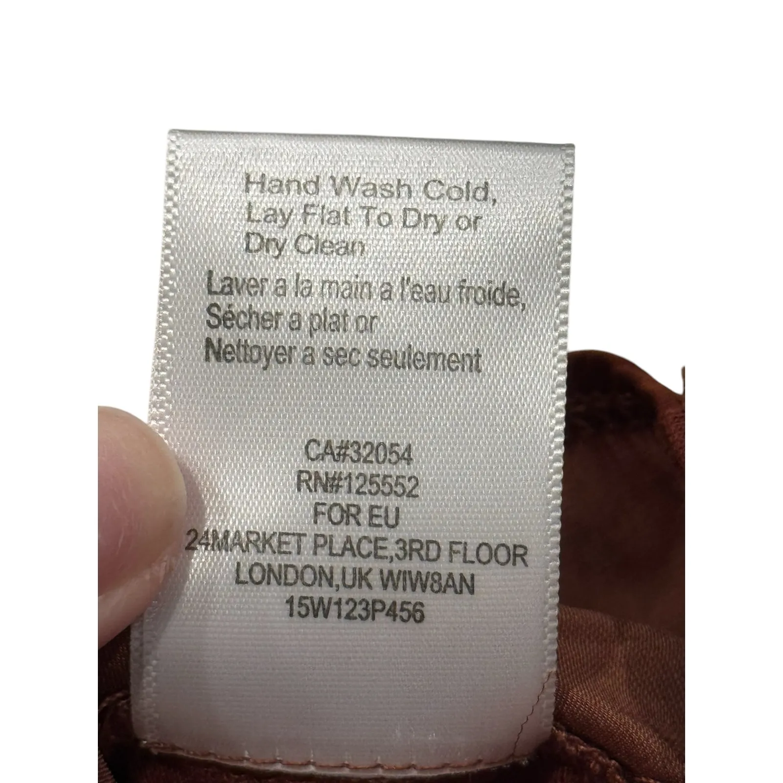 Anthropologie Rust Red Dolan Blouse Flowy Soft Casual V Neck Tee Size‎ XS - Image 6