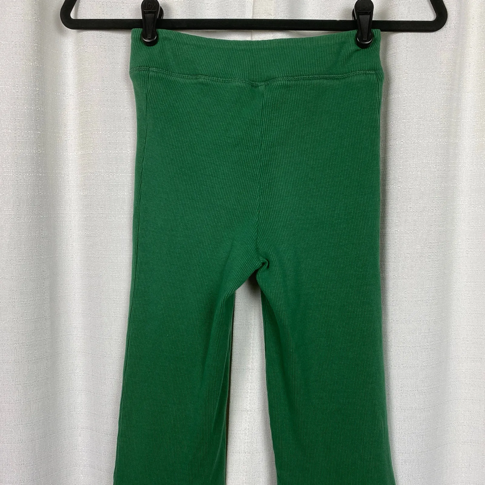 Urban Outfitters Out From Under Lola Green V Front Ribbed Flare Leg Pants Sz.S - Image 9
