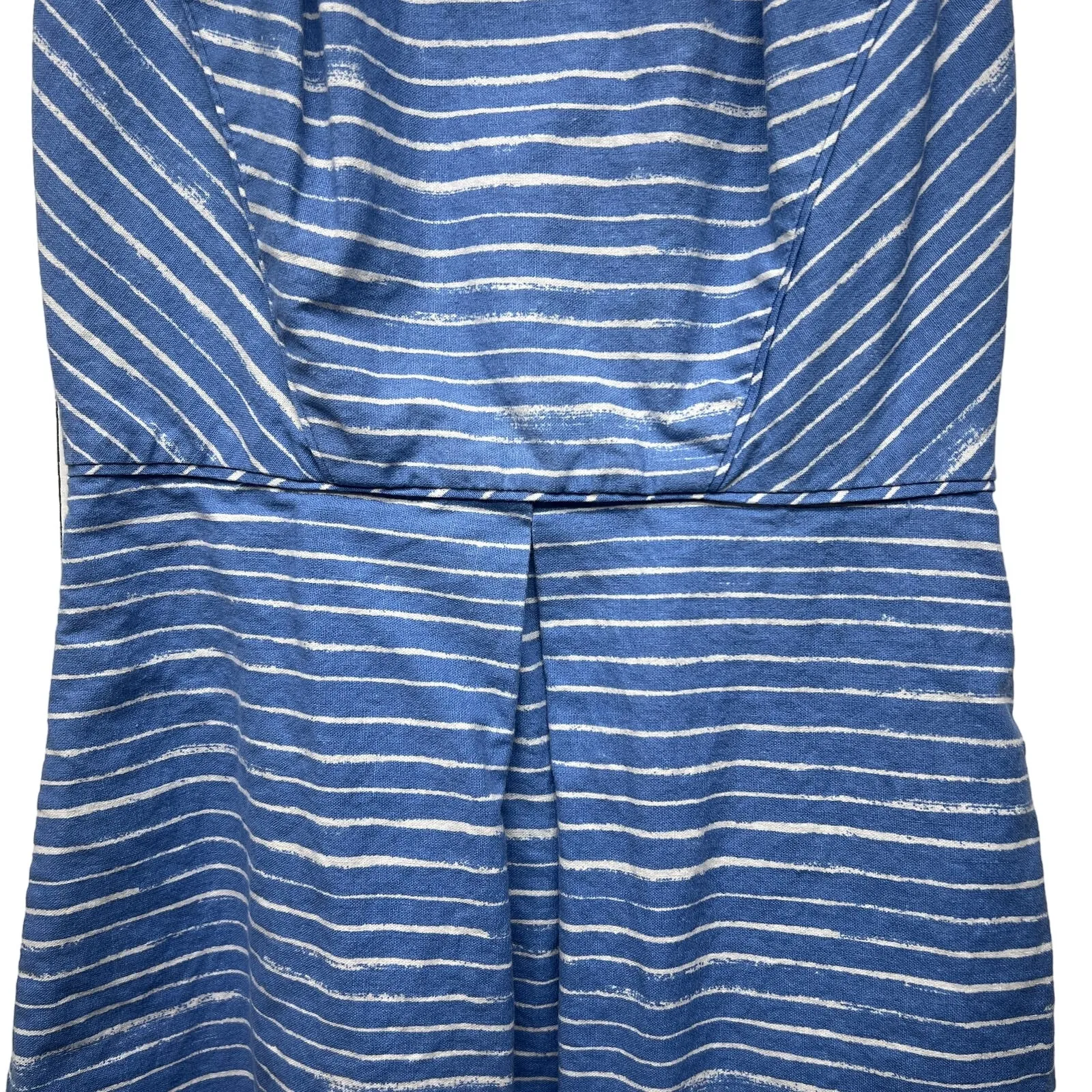 Gap Women Dress Size 2 Fit & Flare Linen Cotton Old Money Quiet Luxury Lagenlook - Image 6