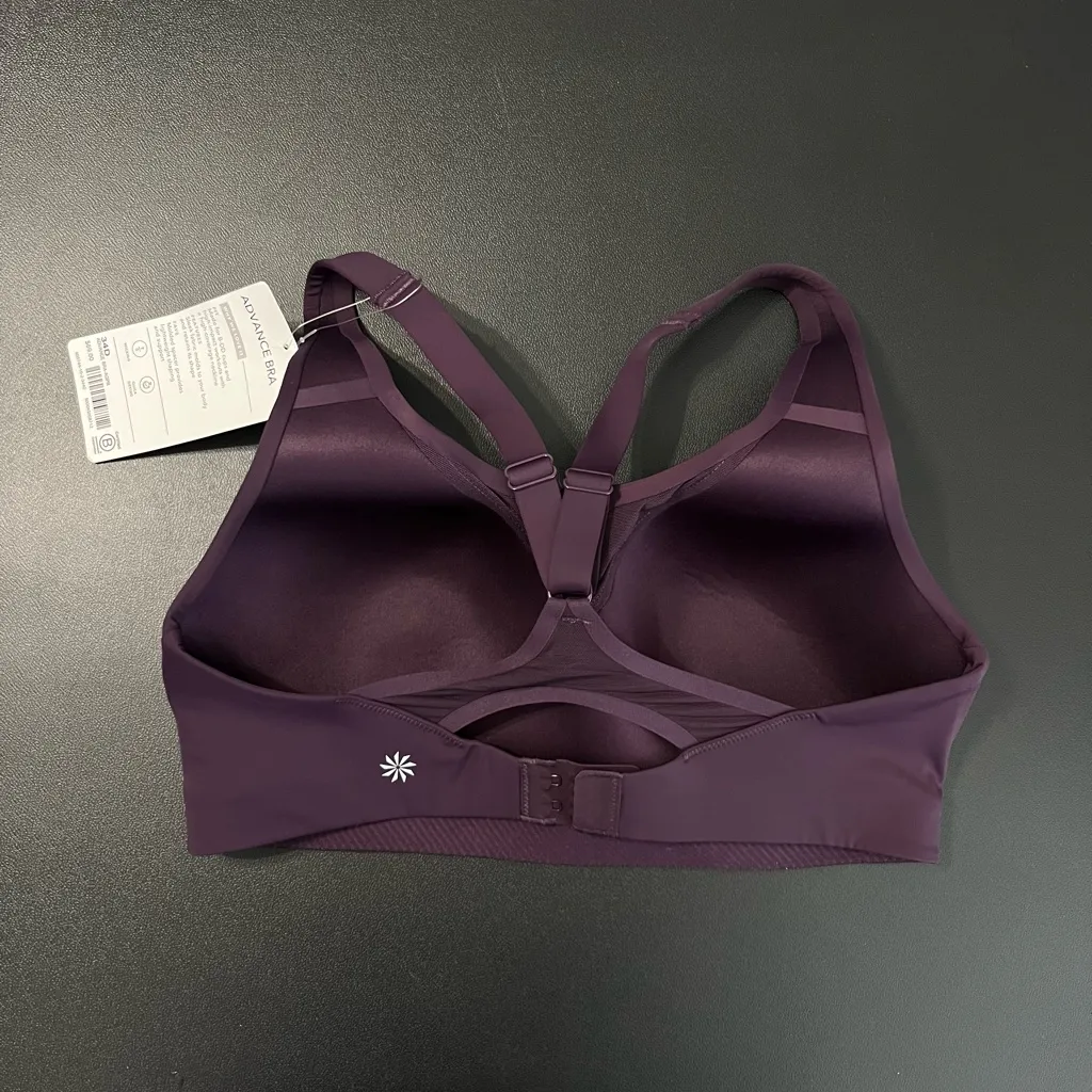 Athleta Women's Deep Purple Sports Bra - Image 2