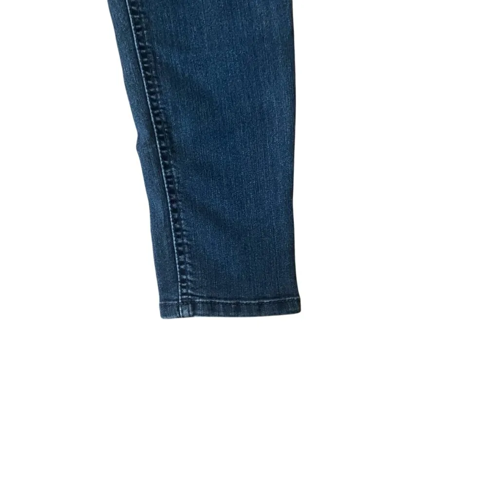 Democracy Ab Technology medium wash blue denim ripped skinny jeans size 6 - Image 6